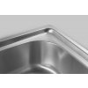 Aqualine, Nerezový drez 81x18x46 cm, AQ8146B