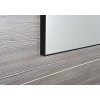 Sapho, AROWANA zrkadlo v ráme, 1200x600mm, čierna mat, AWB1260