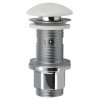Sapho, BLOK umývadlová výpust 5/4", click-clack, zátka biely mramor, leštený, 2401-921