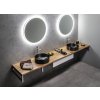 Sapho, VISO LED podsvietené guľaté zrkadlo, priemer 70cm, VS070