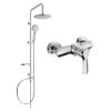Mexen Carl sprchový set s dažďovou sprchou a sprchovou batériou Sabre, chrómová, 72140240-00