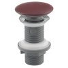 Sapho, umývadlová výpust 5/4" click-clack, keramická krytka, tl.20-70mm, Maroon red, 38TP0169I