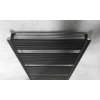 Aqualine, TONDI vykurovacie teleso 600x1330 mm, stredové pripojenie, čierna matná, DT486T