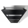 Sapho, TONDI-E elektrické vykurovacie teleso, rovné, 450x1330 mm, 500W, čierna matná, DE476T