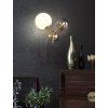 Toolight - nástenná sklenená lampa E27 60W APP1012-2W, zlatá, OSW-09481