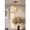 Toolight - stropná sklenená lampa Retro Vintage E27 60W APP1025-1CP, zlatá, OSW-09483