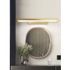 Toolight, LED nástenné svietidlo nad zrkadlo 80cm APP838-1W, zlatá, OSW-07016