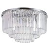 Toolight - Krištáľové stropné svietidlo 7xE14 40W Glamour APP780-7C, chrómová, OSW-05032