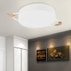 Toolight - Stropná lampa Moon White E27 60W APP865-C, biela, OSW-06886