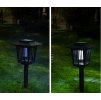 Bluegarden, LED solárna lampa proti hmyzu 15x15x27 cm J-22, čierna, OGR-02107