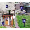 Bluegarden, LED solárna lampa proti hmyzu 15x15x27 cm J-22, čierna, OGR-02107