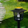 Bluegarden, LED solárna lampa proti hmyzu 15x15x27 cm J-22, čierna, OGR-02107