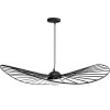 Toolight - LED stropné lamelové svietidlo 80cm APP210-3CPR, čierna, OSW-08476