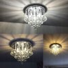 Toolight - Krištáľová stropná lampa Glamour 3xE14 392179, OSW-04005