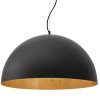 Toolight - Stropná lampa závesná kovová miska 50cm 1xE27, čierna, OSW-05011