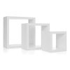 Tutumi, sada 3 nástenných políc FFT300/270/240, biela, HOM-06600