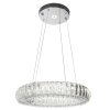 Toolight, Krištáľové LED závesné svietidlo APP1040-CP + diaľkové ovládanie, chrómová, OSW-09473