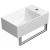 Sapho, KUBE X keramické umývadlo 40x23 cm, biela ExtraGlaze, 9484111