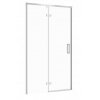 Cersanit Larga, krídlové dvere do otvoru 120x195cm, ľavé prevedenie, 6mm číre sklo, chrómový profil, S932-122