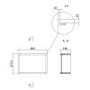 CERSANIT LARGA SZAFKA WISZACA MODUL 40CM NIEBIESKI EAN 5901771007050