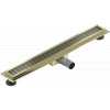 Mexen Flat M33 nerezový sprchový žľab 70 cm, zlatá, 1533070-15