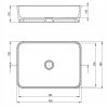 Umywalka ceramiczna nablatowa HIACYNT DEANTE Kod producenta CDY 6U5S