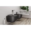 1714 2 bidet peonia antracyt titanium wiszacy