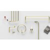 2110 1 silia wieszak na recznik scienny podwojny 615mm gold nowosc kwiecien 2022
