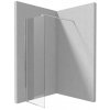 2554 scianka kerria plus walk in chrom 70cm z powloka szklo totalwhite nowosc
