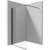 2587 scianka kerria plus walk in nero 110cm z powloka szklo totalwhite nowosc