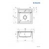 3922 zlew zorba bez granit 1k b o 440x440x184 3 5 osprzet space saver