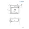 3952 zlew zorba alabaster granit 1k b o 440x440x184 3 5 osprzet space saver