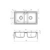 3991 1 zlew zorba nero granit 2k b o 780x435x180 3 5 osprzet space saver