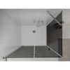 Mexen Lima, sprchový kút so skladacími dverami 90 (dvere) x 120 (stena) cm, 6mm šedé sklo, chrómový profil + slim sprchová vanička biela + chrómový sifón, 856-090-120-01-40-4010