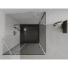 Mexen Roma, sprchový kút s krídlovými dverami 90 (dvere) x 90 (stena) cm, 6mm šedé sklo, chrómový profil + slim sprchová vanička čierna + chrómový sifón, 854-090-090-01-40-4070