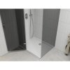 Mexen Roma, sprchový kút s krídlovými dverami 120 (dvere) x 90 (stena) cm, 6mm šedé sklo, chrómový profil + slim sprchová vanička biela + chrómový sifón, 854-120-090-01-40-4010