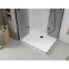 Mexen Lima Duo, sprchovací kút s 2-krídlovými skladacími dverami 90 (dvere) x 80 (dvere) cm, 6mm číre sklo, čierny profil + slim sprchová vanička 5cm biela s čiernym sifónom, 856-090-080-70-02-4010B