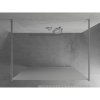 Mexen Kioto, priechodná sprchová zástena 100 x 200 cm, 8mm sklo námraza, 2x chrómová stabilizačná rozpera, 800-100-002-01-30