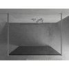 Mexen Kioto, priechodná sprchová zástena 100 x 200 cm, 8mm šedé sklo, 2x chrómová stabilizačná rozpera, 800-100-002-01-40