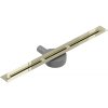 Mexen Flat Super Slim, super tenký odtokový žľab s 360° rotačným sifónom 70 cm, zlatá lesklá, 1551070
