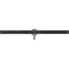 Mexen Flat Super Slim, super tenký odtokový žľab s 360° rotačným sifónom 120 cm, čierna matná, 1751120