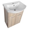 Sapho, ZOJA umývadlová skrinka 50,5x74x30cm, dub platin, 51057