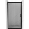 Mexen Apia, posuvné dvere do otvoru 145 x 190 cm, 5mm číre sklo, čierny profil, 845-145-000-70-00
