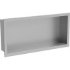 Mexen X-Wall-R, polička na zapustenie na obklad s golierom 45 x 20 cm, oceľová, 1910452010