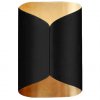 Toolight, nástenné svietidlo 2xG9 APP1055-1W, čierna matná-zlatá, OSW-00674