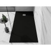Mexen Stone+, obdĺžniková vanička z minerálneho kompozitu 200 x 80 cm, čierna matná, 44708020