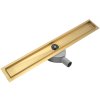 Rea Pro, lineárny odtokový žľab 60cm GREEK, zlatá lesklá, REA-G8027