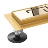Rea Pro, lineárny odtokový žľab 60cm GREEK, zlatá lesklá, REA-G8027