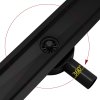 Rea PRO Black Matt, lineárny odtokový žľab 90cm, vzor Greek, čierna matná, REA-G8026