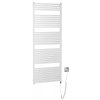Aqualine, TONDI-E elektrické vykurovacie teleso, rovné, 600x1690 mm, 800W, biela, DE490T